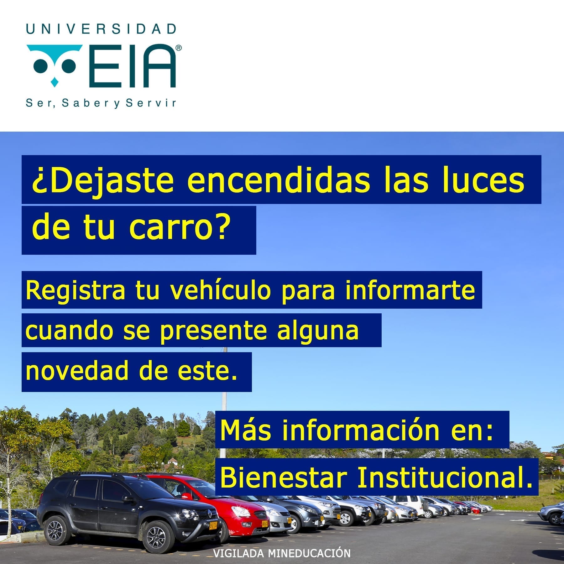 Registro de vehículos de ingreso habitual a los campus (carros y motos)