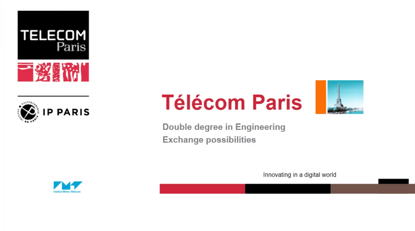 Abiertas aplicaciones para doble título y movilidad en Télécom París